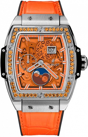 Fake Hublot Spirit of Big Bang Moonphase Orange 647.NX.5371.LR.1206 watch